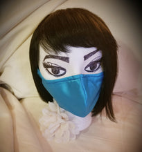 Load image into Gallery viewer, Blue Satin