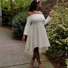 Load image into Gallery viewer, Cross back wedding gown