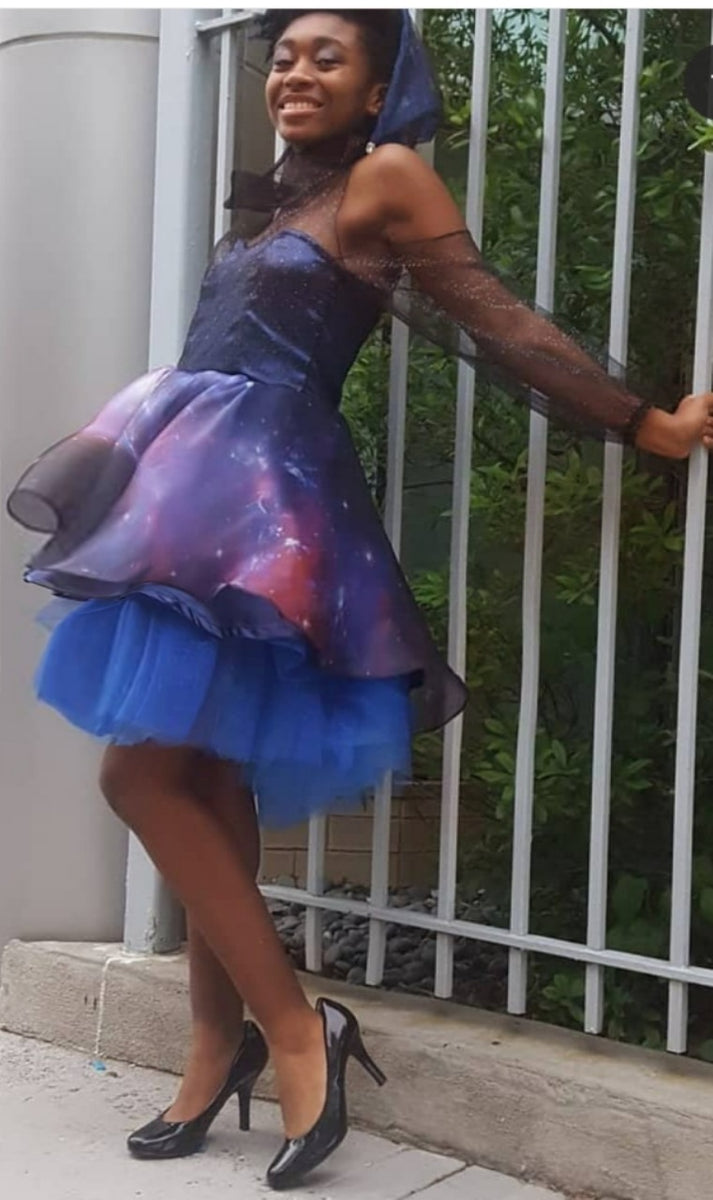 Galaxy prom dress Izmira Tawfeek Designs Galaxy prom dress Izmira Tawfeek Designs