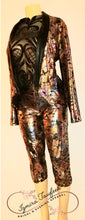 Load image into Gallery viewer, Ankle Length Metallic Pant Suit- Stretch
